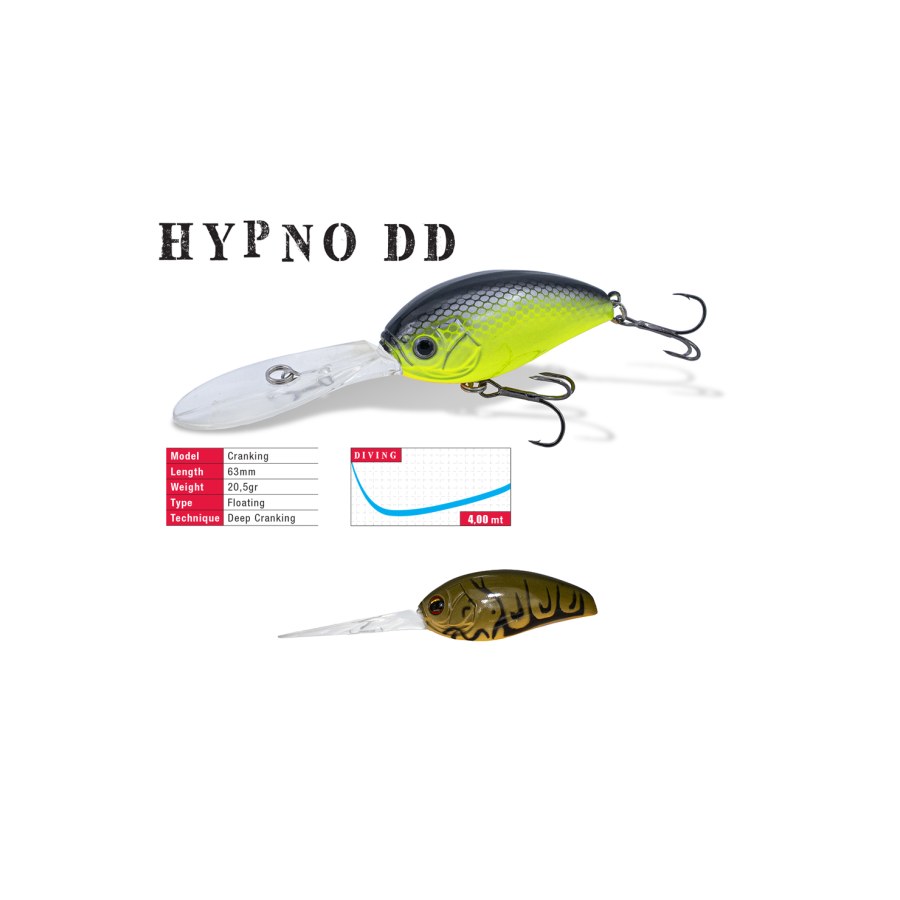 Vobler HERAKLES HYPNO-DD F 6.3cm 20.5gr Brown Craw - thumbnail Vobler HERAKLES HYPNO-DD F 6.3cm 20.5gr Brown Craw - imagine 1