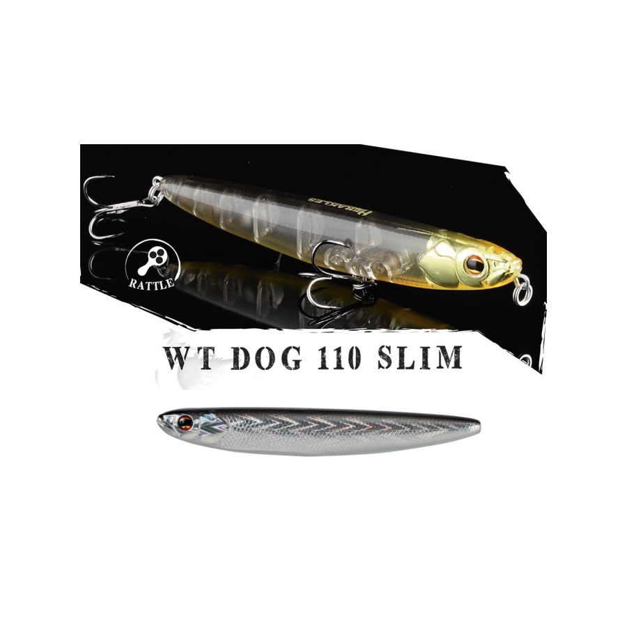 Vobler HERAKLES WT-DOG 110 SLIM 11cm 13.5gr Shad - thumbnail Vobler HERAKLES WT-DOG 110 SLIM 11cm 13.5gr Shad - imagine 1