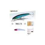 Vobler HERAKLES TROLL 75F 7.5cm 6gr Red Head Holo