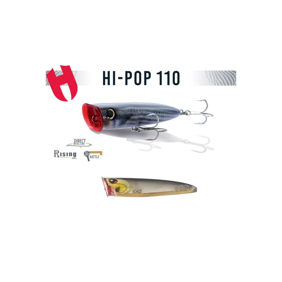 Vobler POPPER HERAKLES HI-POP 110 11cm 26gr Skull - thumbnail Vobler POPPER HERAKLES HI-POP 110 11cm 26gr Skull - imagine 1