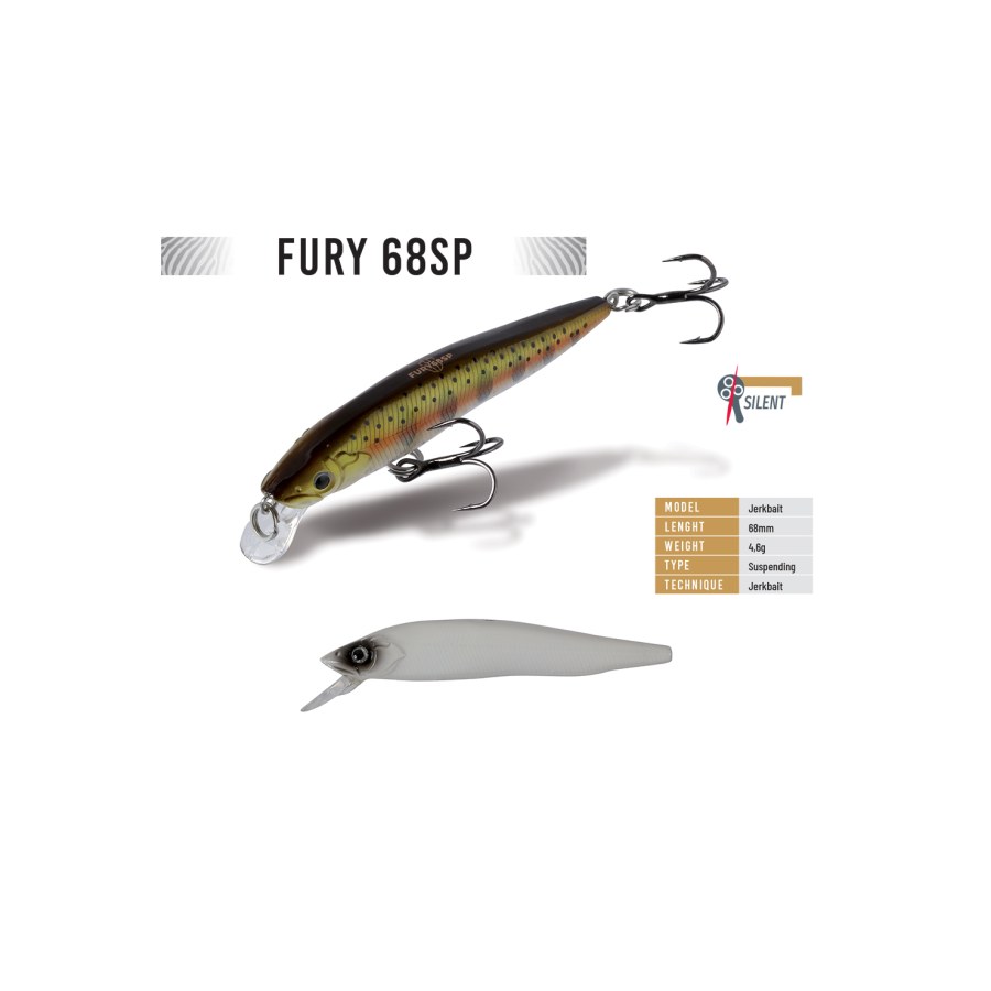 Vobler HERAKLES FURY 68SP 6.8cm 4.8gr Bandit - thumbnail Vobler HERAKLES FURY 68SP 6.8cm 4.8gr Bandit - imagine 1