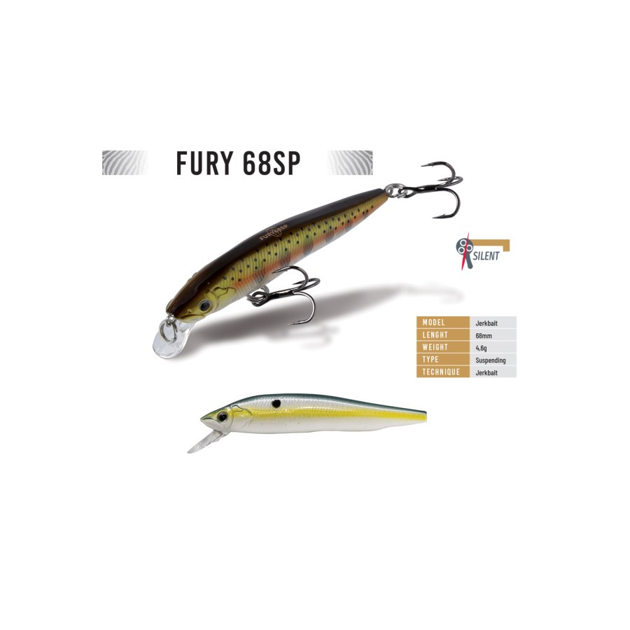 Vobler HERAKLES FURY 68SP 6.8cm 4.8gr Pearl OCB - thumbnail Vobler HERAKLES FURY 68SP 6.8cm 4.8gr Pearl OCB - imagine 1