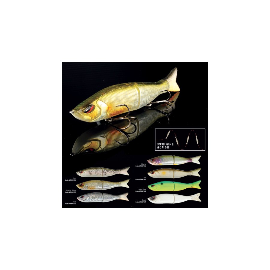 Vobler SWIMBAIT HERAKLES S-SWIM S 16cm 49gr BANDIT - thumbnail Vobler SWIMBAIT HERAKLES S-SWIM S 16cm 49gr BANDIT - imagine 1