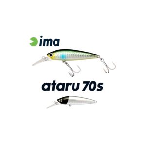 Vobler IMA ATARU 70S 70mm 11gr 012 Black Head Holo
