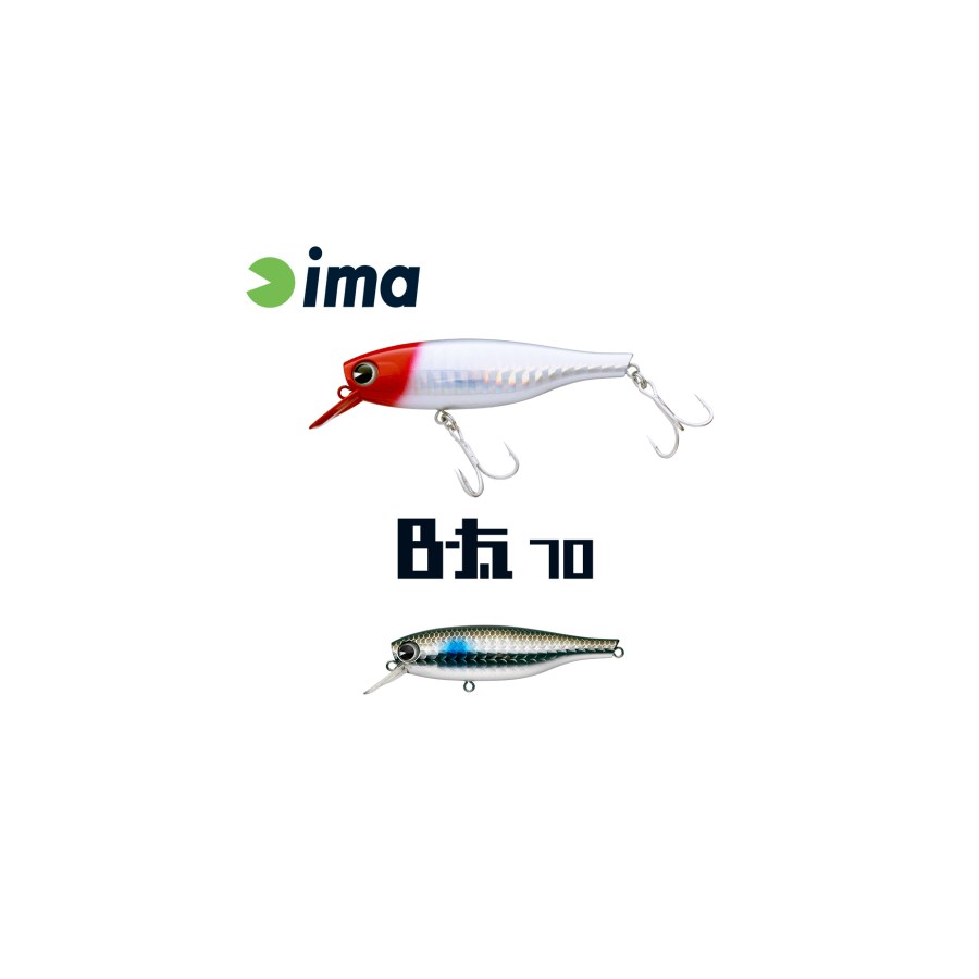 Vobler IMA B-FAT 70S 70mm 8gr 218 Mullet - thumbnail Vobler IMA B-FAT 70S 70mm 8gr 218 Mullet - imagine 1