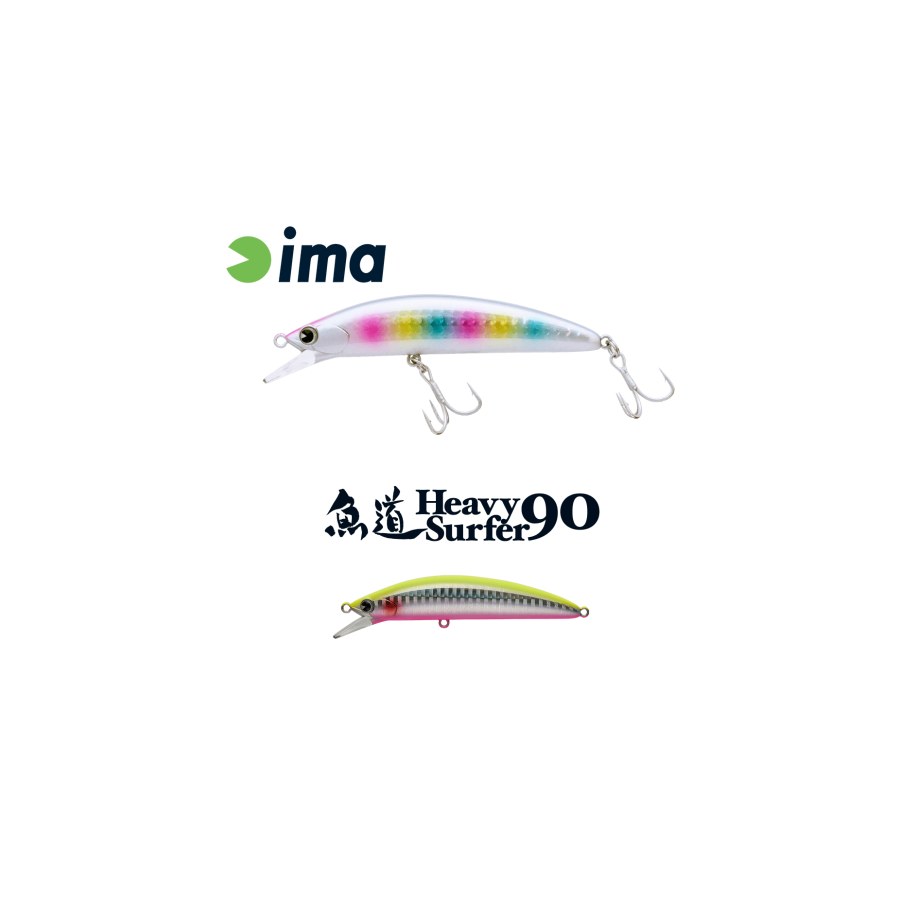 Vobler IMA HEAVY SURFER 90HS 90mm 28gr 112 Chart Back Pink Glow - thumbnail Vobler IMA HEAVY SURFER 90HS 90mm 28gr 112 Chart Back Pink Glow - imagine 1