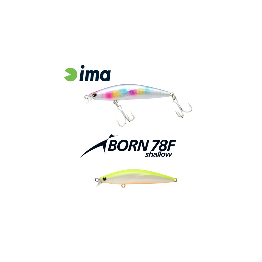 Vobler IMA IBORN 78F SHALLOW 78mm 8.5gr 003 Chart Back Pearl - thumbnail Vobler IMA IBORN 78F SHALLOW 78mm 8.5gr 003 Chart Back Pearl - imagine 1