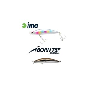 Vobler IMA IBORN 78F SHALLOW 78mm 8.5gr 008 Haku