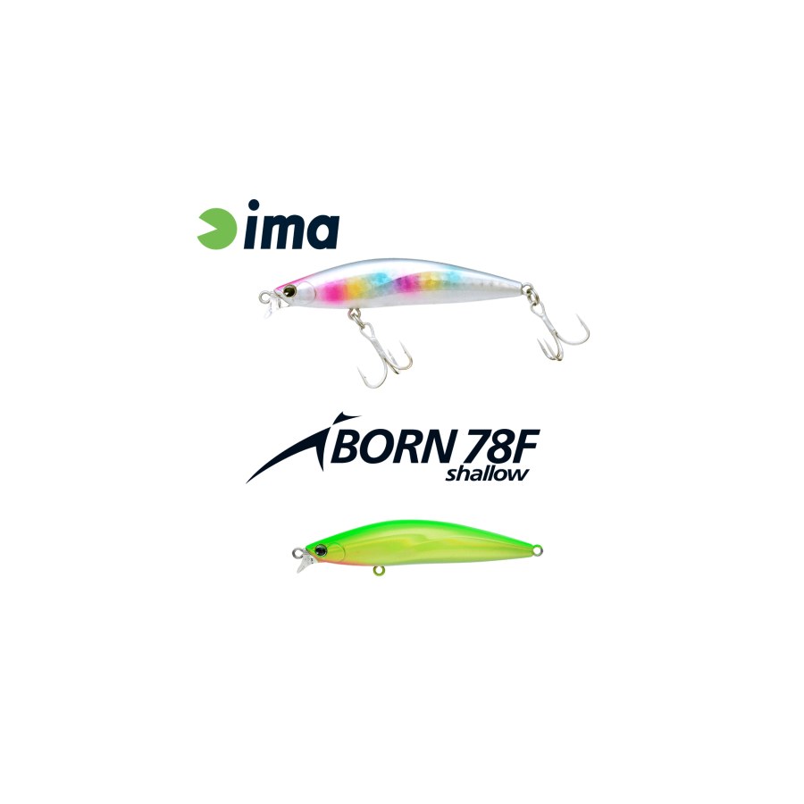Vobler IMA IBORN 78F SHALLOW 78mm 8.5gr 016 Rich Melon - thumbnail Vobler IMA IBORN 78F SHALLOW 78mm 8.5gr 016 Rich Melon - imagine 1