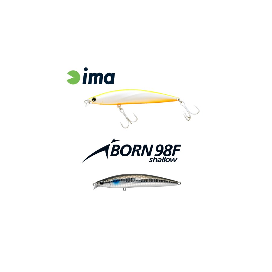 Vobler IMA IBORN 98F SHALLOW 98mm 13gr 006 Mullet - thumbnail Vobler IMA IBORN 98F SHALLOW 98mm 13gr 006 Mullet - imagine 1