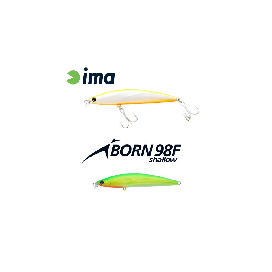 Vobler IMA IBORN 98F SHALLOW 98mm 13gr 018 Rich Melon - thumbnail Vobler IMA IBORN 98F SHALLOW 98mm 13gr 018 Rich Melon - imagine 1