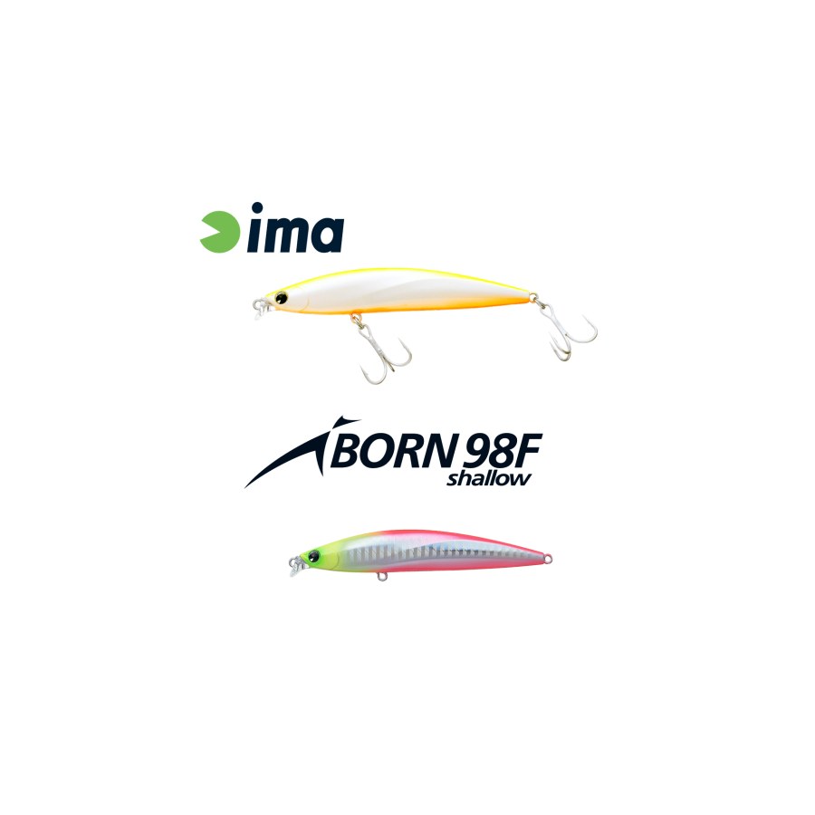 Vobler IMA IBORN 98F SHALLOW 98mm 13gr 019 Florida - thumbnail Vobler IMA IBORN 98F SHALLOW 98mm 13gr 019 Florida - imagine 1