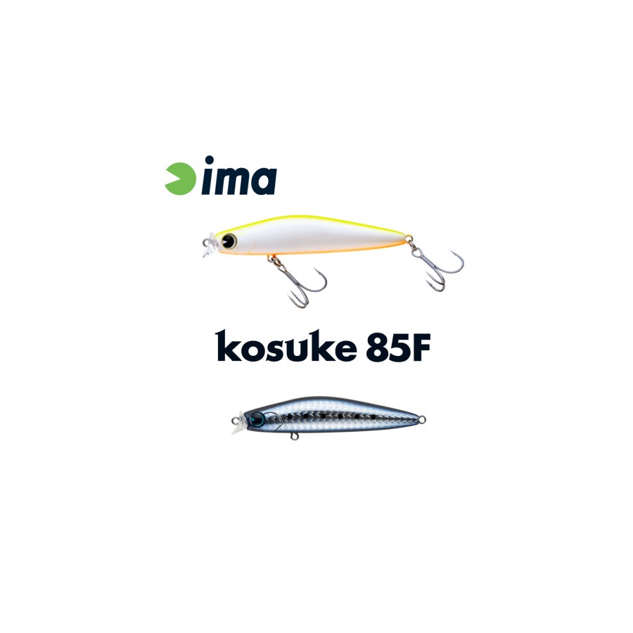 Vobler IMA KOSUKE 85F 85mm 11.5gr 012 Black Black - thumbnail Vobler IMA KOSUKE 85F 85mm 11.5gr 012 Black Black - imagine 1