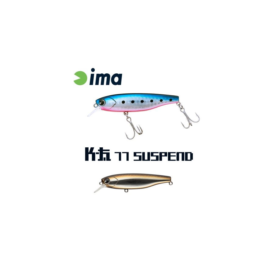Vobler IMA K-FAT 77 SUSPEND 77mm 12gr 007 Haku - thumbnail Vobler IMA K-FAT 77 SUSPEND 77mm 12gr 007 Haku - imagine 1