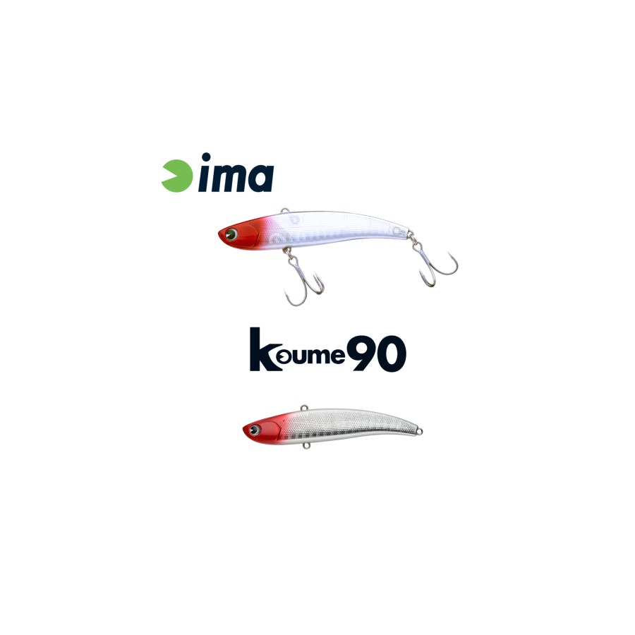 Vobler IMA KOUME VIBRATION 90 90mm 20gr 101 Red Head - thumbnail Vobler IMA KOUME VIBRATION 90 90mm 20gr 101 Red Head - imagine 1