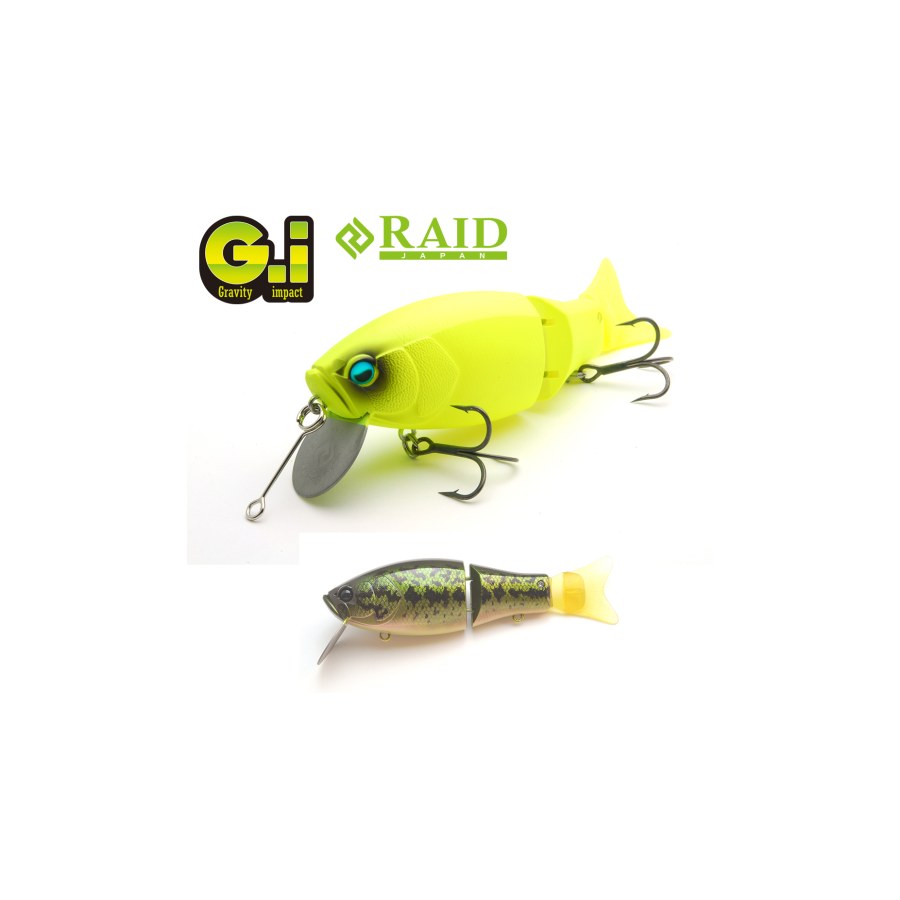 Vobler RAID GI 94mm 35gr 006 Black BB - thumbnail Vobler RAID GI 94mm 35gr 006 Black BB - imagine 1