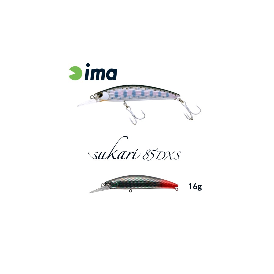 Vobler IMA SUKARI 85DXS 83mm 16gr 014 Titanium Black 2 - thumbnail Vobler IMA SUKARI 85DXS 83mm 16gr 014 Titanium Black 2 - imagine 1