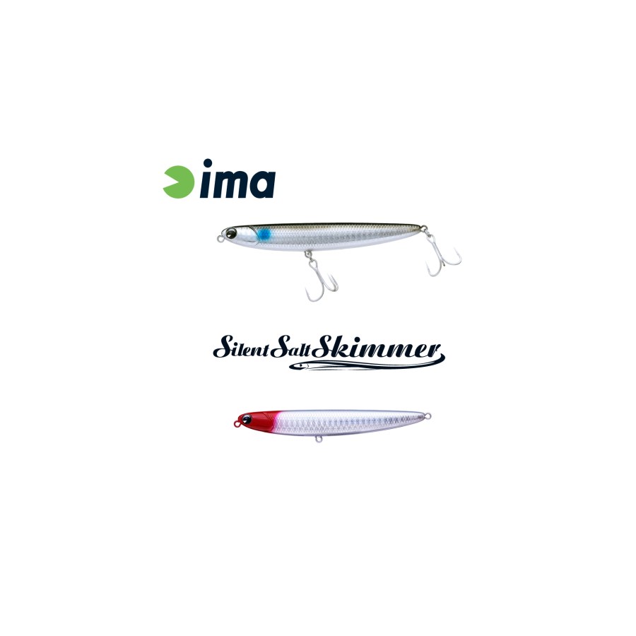 Vobler IMA SILENT SALT SKIMMER 110mm 13gr 101 Red Head - thumbnail Vobler IMA SILENT SALT SKIMMER 110mm 13gr 101 Red Head - imagine 1