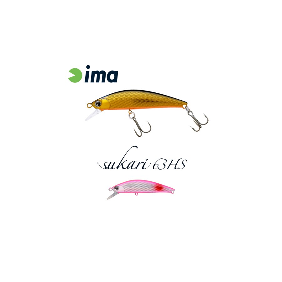 Vobler IMA SUKARI 63HS 63mm 8gr 013 Red Spot Pink - thumbnail Vobler IMA SUKARI 63HS 63mm 8gr 013 Red Spot Pink - imagine 1