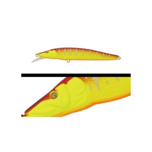 Vobler ADUSTA JERK SPIKER 130SP 13cm 21gr 008 Red Hot Tiger