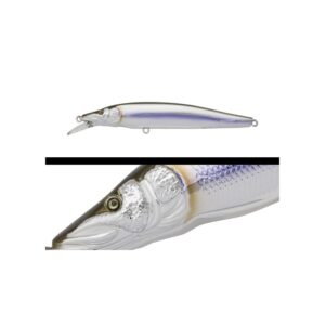 Vobler ADUSTA JERK SPIKER 130SP 13cm 21gr 010 Wakasagi