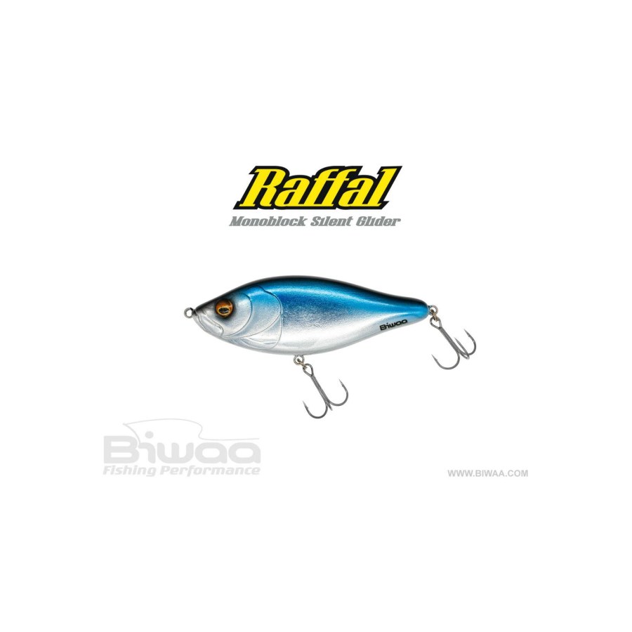 Vobler BIWAA RAFFAL GLIDER 5″ S 13cm 75gr 25 Blue Chrom - thumbnail Vobler BIWAA RAFFAL GLIDER 5" S 13cm 75gr 25 Blue Chrom - imagine 1