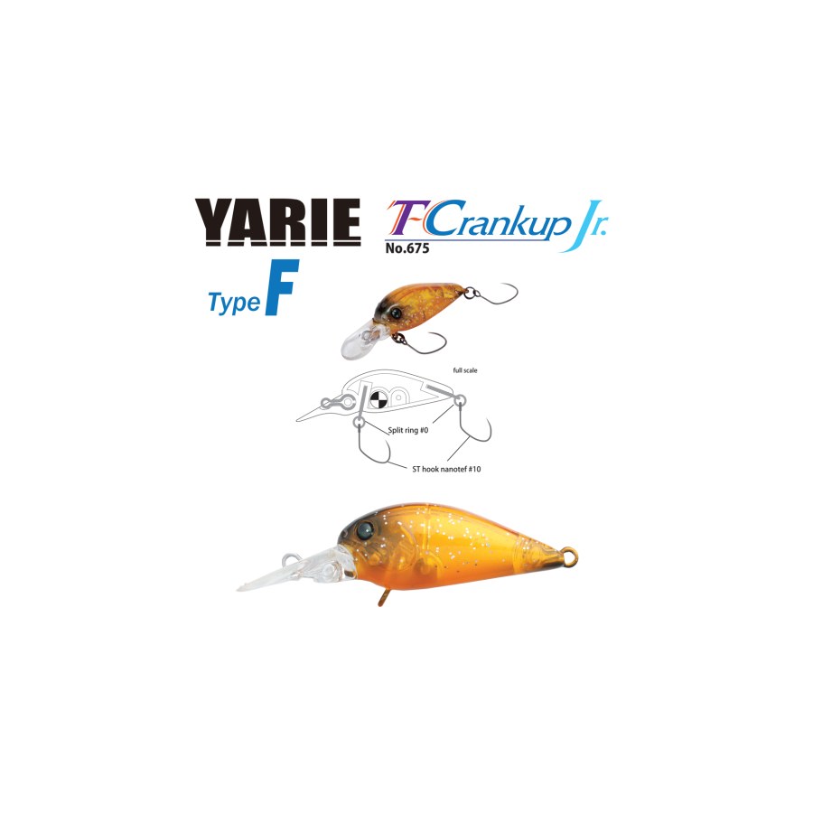 Vobler Yarie Jespa YARIE 675 T-CRANKUP JR TYPE F 28mm 1.8gr Culoare C19 YM Brown - thumbnail Vobler Yarie Jespa YARIE 675 T-CRANKUP JR TYPE F 28mm 1.8gr Culoare C19 YM Brown - imagine 1