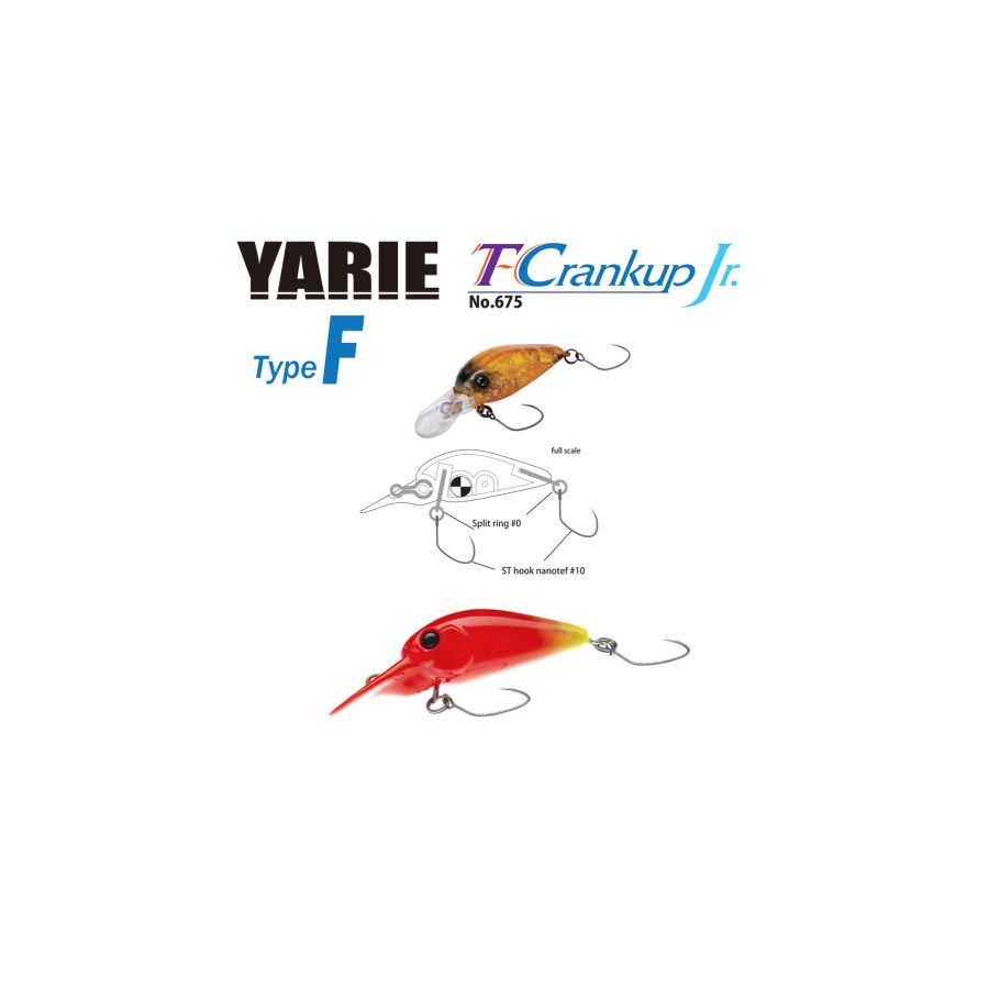 Vobler Yarie Jespa YARIE 675 T-CRANKUP JR TYPE F 28mm 1.8gr Culoare C23 Eliringo - thumbnail Vobler Yarie Jespa YARIE 675 T-CRANKUP JR TYPE F 28mm 1.8gr Culoare C23 Eliringo - imagine 1