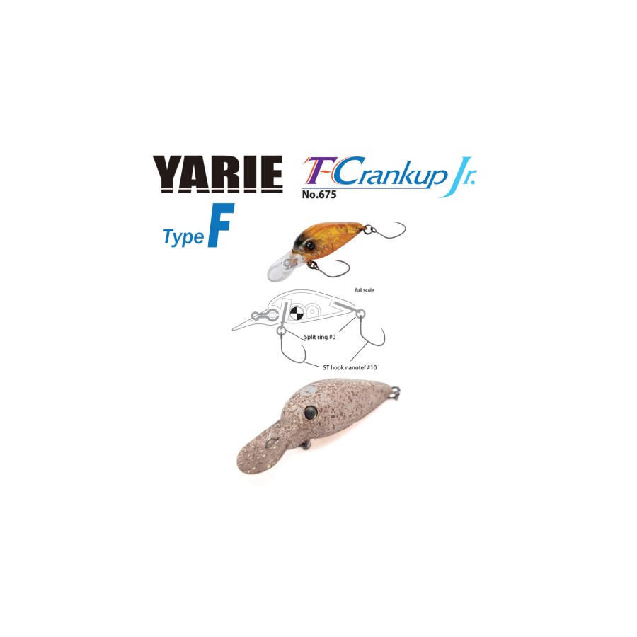 Vobler Yarie Jespa YARIE 675 T-CRANKUP JR TYPE F 28mm 1.8gr Culoare C24 PonT - thumbnail Vobler Yarie Jespa YARIE 675 T-CRANKUP JR TYPE F 28mm 1.8gr Culoare C24 PonT - imagine 1