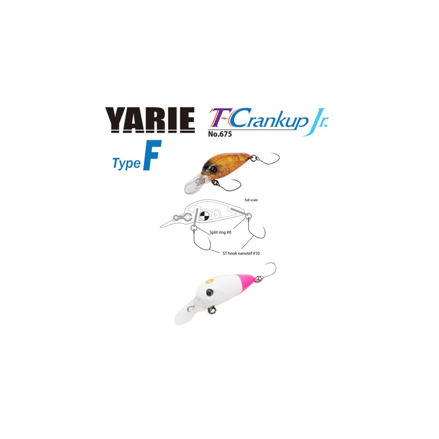 Vobler Yarie Jespa YARIE 675 T-CRANKUP JR TYPE F 28mm 1.8gr Culoare C25 Siro Pino - thumbnail Vobler Yarie Jespa YARIE 675 T-CRANKUP JR TYPE F 28mm 1.8gr Culoare C25 Siro Pino - imagine 1