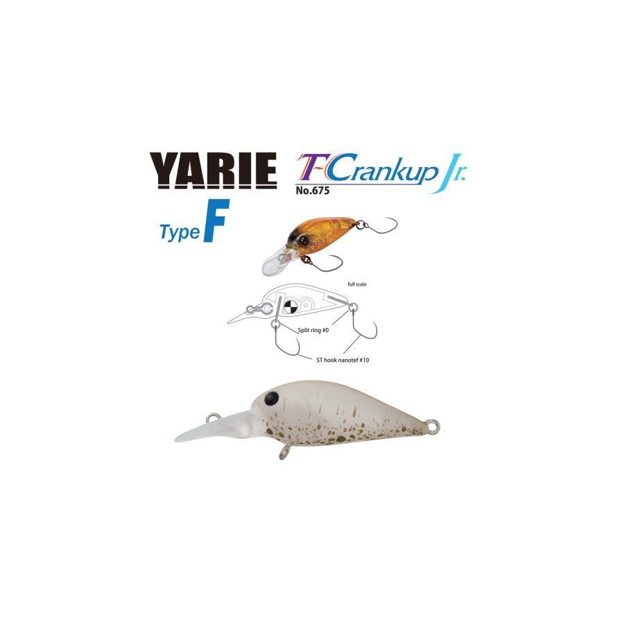 Vobler Yarie Jespa YARIE 675 T-CRANKUP JR TYPE F 28mm 1.8gr Culoare C3 Akayari - thumbnail Vobler Yarie Jespa YARIE 675 T-CRANKUP JR TYPE F 28mm 1.8gr Culoare C3 Akayari - imagine 1