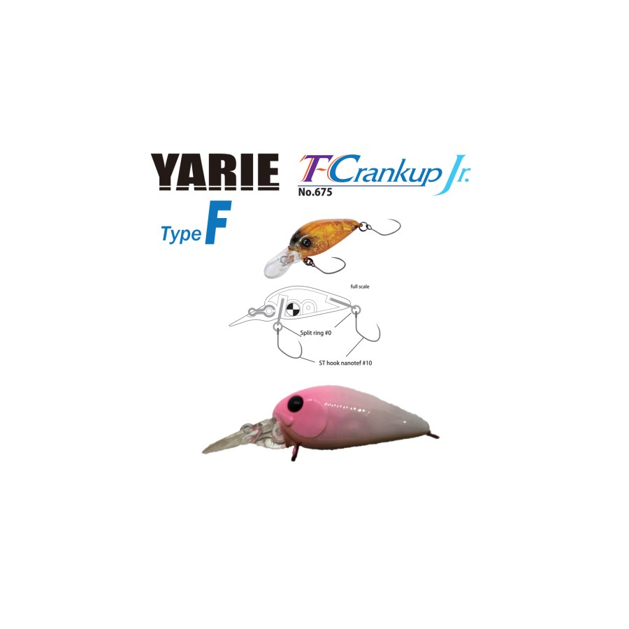 Vobler Yarie Jespa YARIE 675 T-CRANKUP JR TYPE F 28mm 1.8gr Culoare C30 Matsupin - thumbnail Vobler Yarie Jespa YARIE 675 T-CRANKUP JR TYPE F 28mm 1.8gr Culoare C30 Matsupin - imagine 1