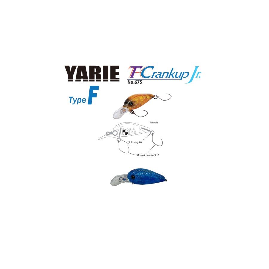 Vobler Yarie Jespa YARIE 675 T-CRANKUP JR TYPE F 28mm 1.8gr Culoare C32 IT Blue - thumbnail Vobler Yarie Jespa YARIE 675 T-CRANKUP JR TYPE F 28mm 1.8gr Culoare C32 IT Blue - imagine 1