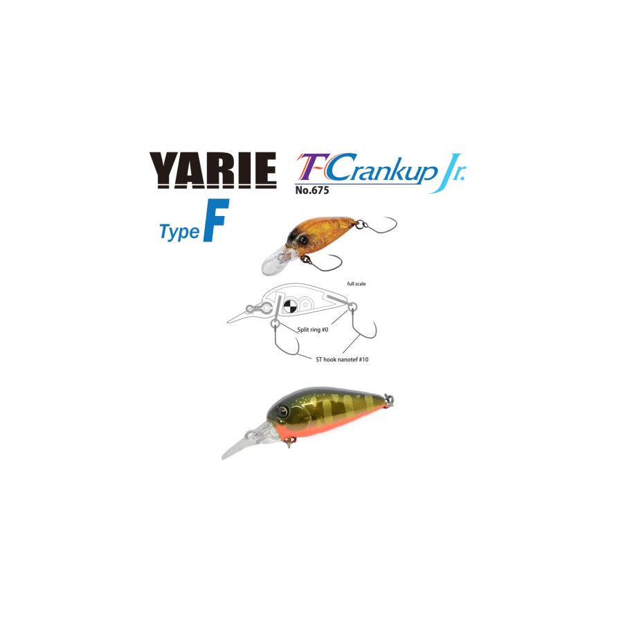 Vobler Yarie Jespa YARIE 675 T-CRANKUP JR TYPE F 28mm 1.8gr Culoare C33 Kurokin Yamame MG - thumbnail Vobler Yarie Jespa YARIE 675 T-CRANKUP JR TYPE F 28mm 1.8gr Culoare C33 Kurokin Yamame MG - imagine 1