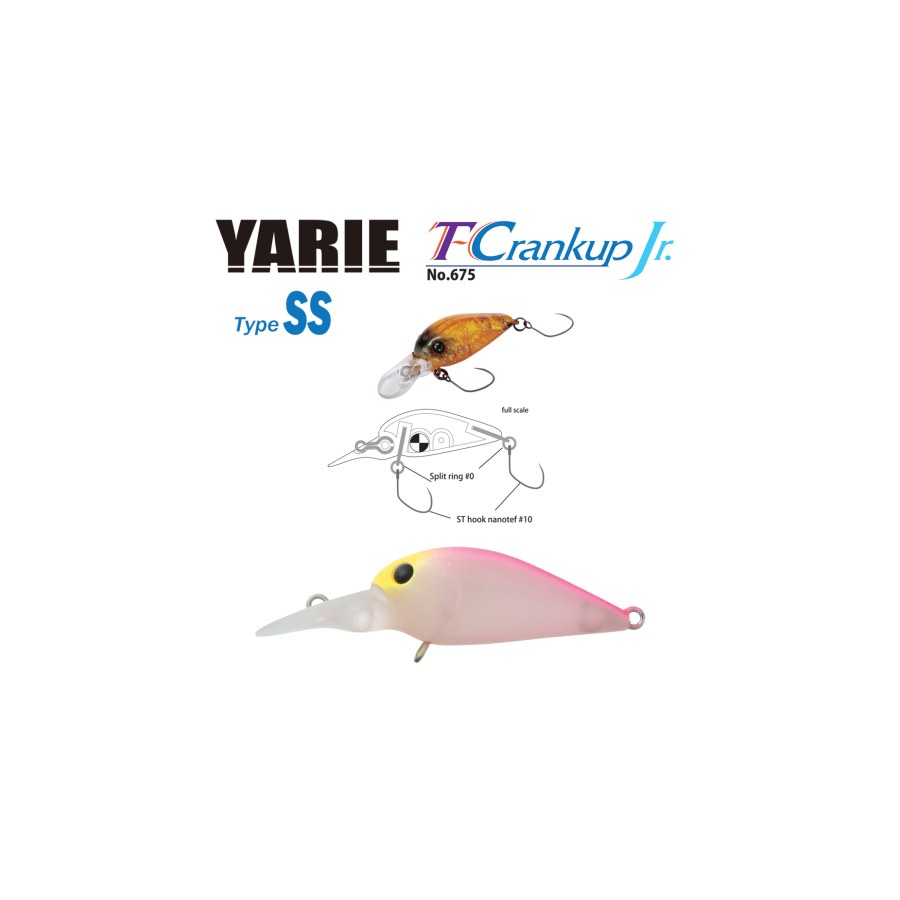 Vobler Yarie Jespa YARIE 675 T-CRANKUP JR TYPE SS 28mm 2.1gr Culoare C4 Stubakihime - thumbnail Vobler Yarie Jespa YARIE 675 T-CRANKUP JR TYPE SS 28mm 2.1gr Culoare C4 Stubakihime - imagine 1