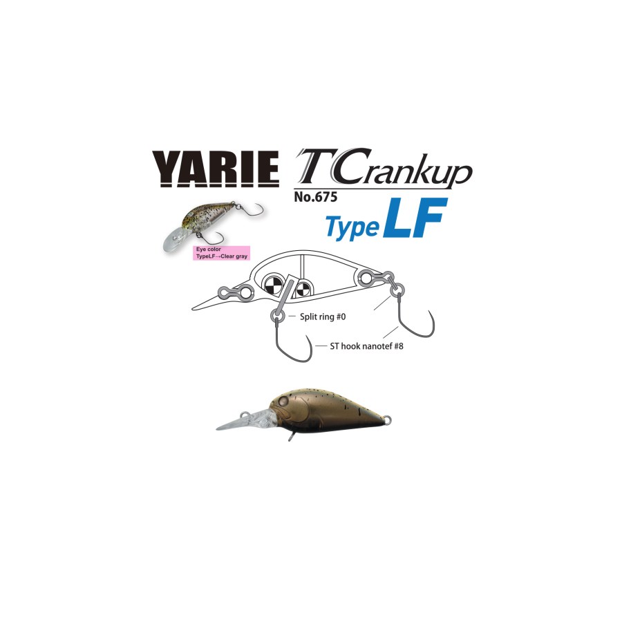 Vobler Yarie Jespa YARIE 675 T-CRANKUP TYPE LF 35mm 2.6gr Culoare C28 Ca Uny - thumbnail Vobler Yarie Jespa YARIE 675 T-CRANKUP TYPE LF 35mm 2.6gr Culoare C28 Ca Uny - imagine 1
