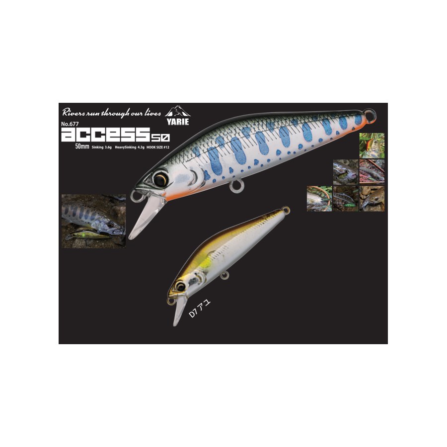 Vobler Yarie Jespa YARIE 677 ACCESS HS 50mm 4.3gr Culoare D7 Ayu - thumbnail Vobler Yarie Jespa YARIE 677 ACCESS HS 50mm 4.3gr Culoare D7 Ayu - imagine 1
